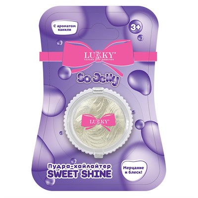 Пудра-Хайлайтер cияющий для лица и тела,с ароматом ванили,5 г, Т27260 - фото 62801839