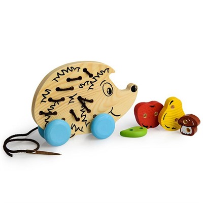 Деревянная шнуровка Ежик 612-5 - фото 62801863