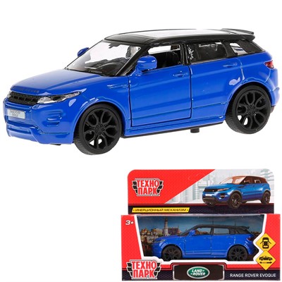 Модель EVOQUE-BU Land Rover Range Rover Evoque синий Технопарк  в коробке - фото 62801893