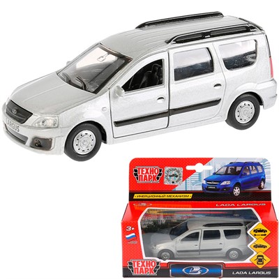 Модель SB-16-47-N(SL)-WB Lada Largus серебристая Технопарк  в коробке - фото 62802411