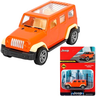 Модель 2306C0667-R6 jeep WRANGLER SAHARA, 7,5 см, инерция Технопарк в кор. - фото 62802640