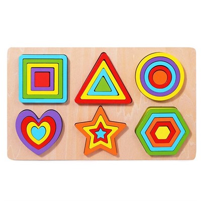 Деревянная рамка вкладыш Фигуры 141V-731 - фото 62803128