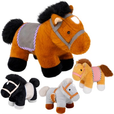 Лошадка 23 см FG250327097C-2 цвет в ассорт. - фото 62803140