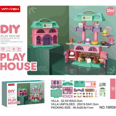 Игровой набор 15R09 2 в 1 Кухня в кор. - фото 62803195