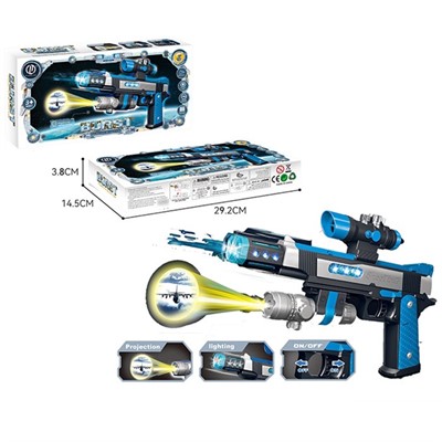 Автомат 828 на батарейках в коробке - фото 62803222