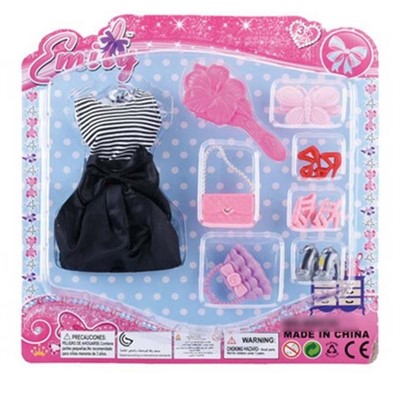 Одежда д/куклы KD036-2 на блист. - фото 62803234