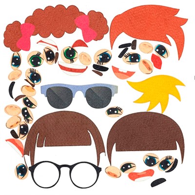 Игра Собери портрет фетр LIP1290 - фото 62803259