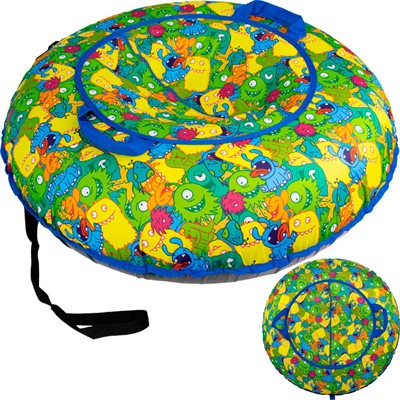 Тюбинг для катания 100см Монстрики 1.0-ОК-МОН - фото 62803508