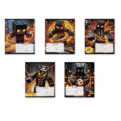 Тетрадь 24 л. клетка Mine Block 64852 ErichKrause - фото 62803516