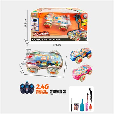 Машина на радиоуправлении 999G-59CS Перевертыш в коробке - фото 62803629