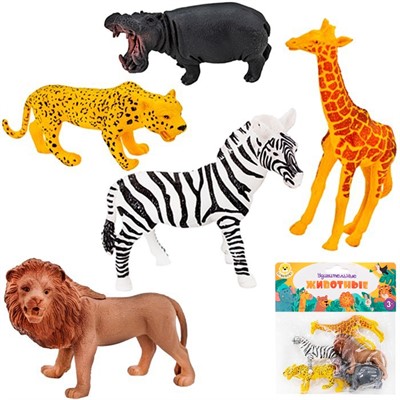 Набор животных Levatoys YS2A262 Сафари в пак. - фото 62803789