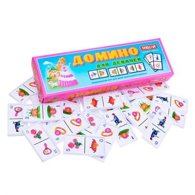 Домино Для девочек бол. 00019 /16/ - фото 62803794