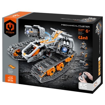 Конструктор на радиоуправлении 8051/FCJ1023339 Танк 604 дет. в коробке - фото 62803843