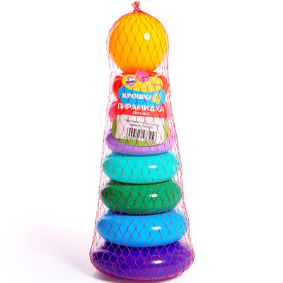 Пирамидка 7 колец  с кругом 10547325 - фото 62803865