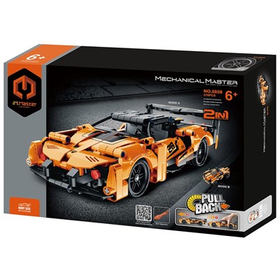 Конструктор 5828 Машина инерц. 434 дет. в коробке - фото 62803898