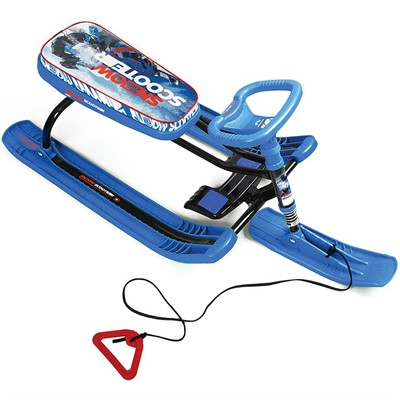 Снегокат Тимка спорт 1+ ТС1+/Г гонки высокий черный каркас /Ника/ - фото 62804659