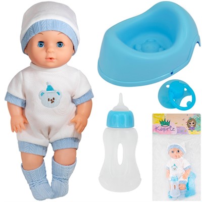 Пупс Miss Kapriz MK30K-H 30 см. с аксесс. в пак. - фото 62804756