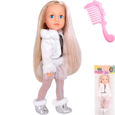 Кукла Miss Kapriz MK2540DK-E 40 см. в пак. - фото 62805166