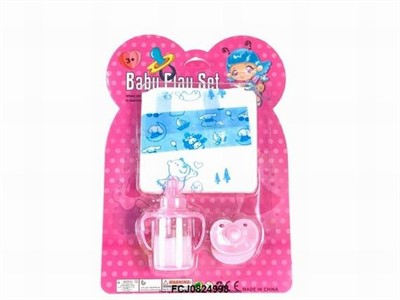 Набор аксесс. для пупса 643-11SL с памперсом на блист. - фото 62805329