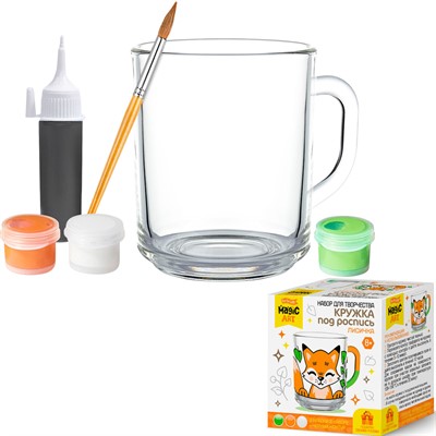 Набор для творчества Кружка под роспись Лисичка 05204 - фото 62805416