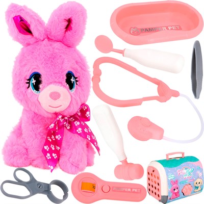 Игровой набор 939-50E Ветеринар Зайчик в переноске - фото 62806000