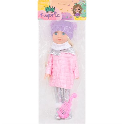 Кукла Miss Kapriz MK2540DK-A 40 см, с аксесс, в пак. - фото 62806016