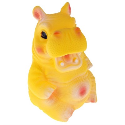 Резиновая игрушка Бегемот Боря С-832 Огонек /6/ - фото 62806088