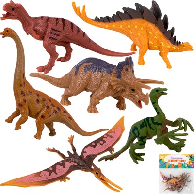 Набор Динозавров Levatoys MK2023B в пак. - фото 62806187