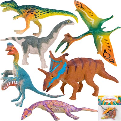 Набор Динозавров Levatoys MK2023A в пак. - фото 62806212