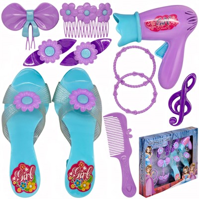 Набор бижутерии HC381F с туфлями в коробке - фото 62806287