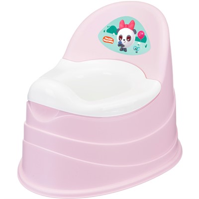 Горшок детский с декором МАЛЫШАРИКИ Розовый 390х310х305 431337305 - фото 62806418