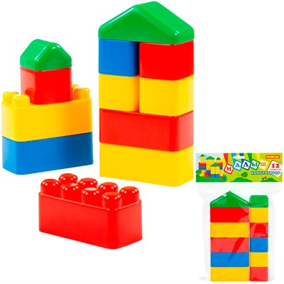 Конструктор Малыш 12 эл. в пакете 61768 П-Е /10/ - фото 62806573