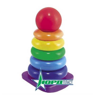 Пирамидка Шарик качалка 432 Норд /36/ - фото 62806614