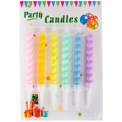 Свеча для торта 1212-1 6 шт. 141V-388 (12) - фото 62806650