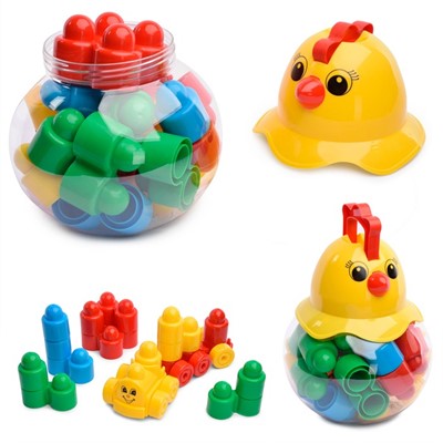 Конструктор Колобок 27 дет. 03016 Цыпленок ПЭТ /4/ - фото 62806764