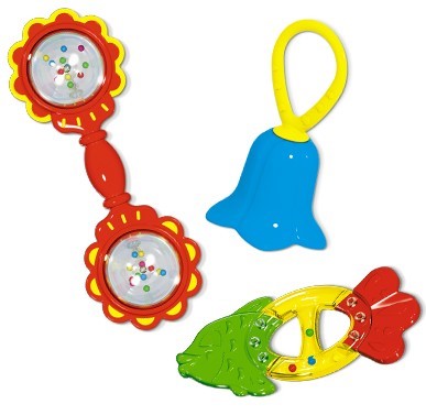 Набор погремушек подарочный №7 01587 /16/ - фото 62807005