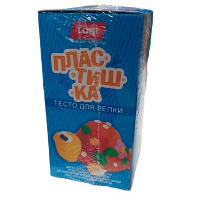 Набор для творчества Пластишка.Тесто для лепки.Набор № 22 4цв по 50 г Тдл-034 Lori - фото 62807018