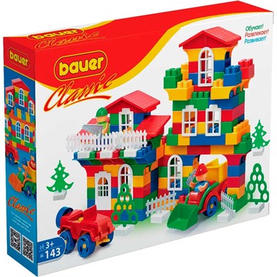 Конструктор Bauer CLM00052 "Классик" 143 детали - фото 62807697