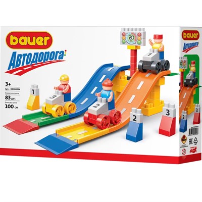 Конструктор Bauer RDM00034 "Автодорога". Парные гонки - фото 62807706