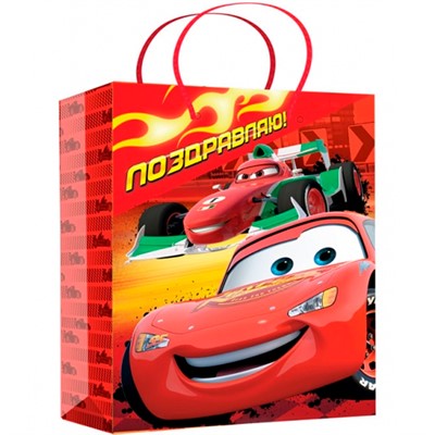 Пакет Чудо праздник матовый m 18*23*10 см Машинки PM-122052-C - фото 62807761