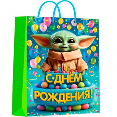 Пакет Чудо праздник глянцевый l Воин звезд PL-130521-SW - фото 62807892