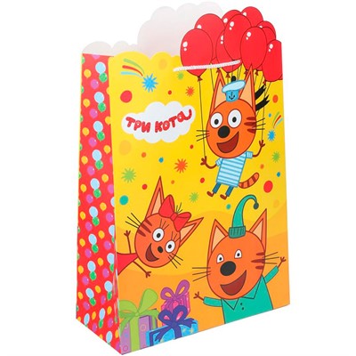 Пакет Чудо праздник креативный xl Три Кота PXL-130070-TC - фото 62807894