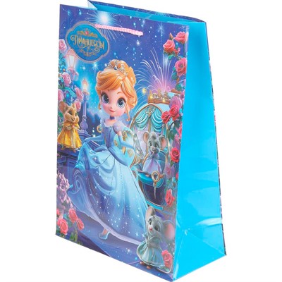 Пакет Чудо праздник глянцевый ml Принцесса PML-130572-PR - фото 62808085