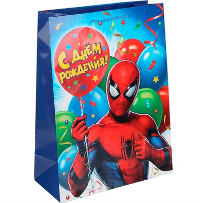 Пакет Чудо праздник глянцевый ml Супергерой PML-130516-SP - фото 62808110