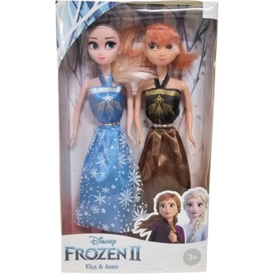 Кукла Y2211O0049-XC-RU Эльза и Анна 29 см No name в кор. - фото 62808579
