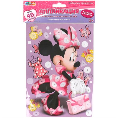 Набор для творчества Геометрическая мозаика из эва 15х21 см Милая мышка МУЛЬТИ АРТ EVAGEO-112363 - фото 62808730