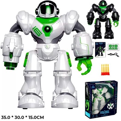 Робот на радиоуправлении ZYA-A2748 свет, звук, стреляет ракетами в коробке - фото 62809218