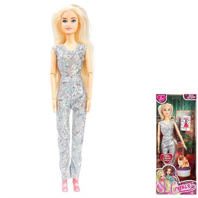 Кукла Карапуз 66001-BF1-S-JP 29см София, руки и ноги сгиб. - фото 62809292