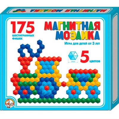 Мозаика магнитная 175 фишек 959 /10/ - фото 62809528