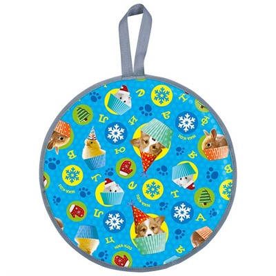 Санки ледянки принт Пушистая азбука Л45/ПА2 /ПВХ/ - фото 62809933